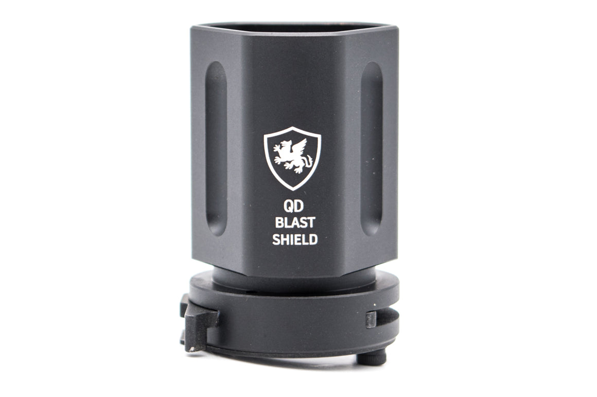 PTS Griffin Armament QD Blast Shield (Black)