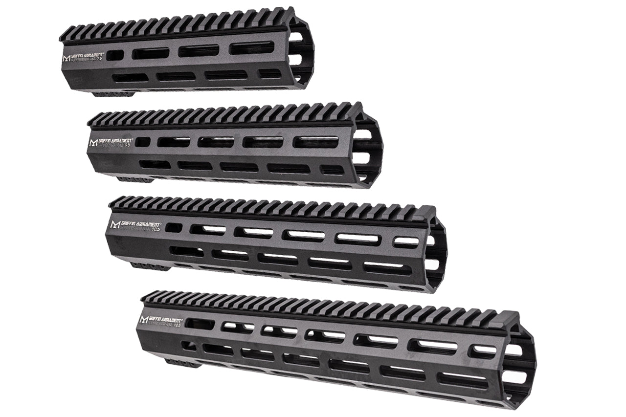 PTS Griffin Armament Aluminum SR M-LOK Handguard ( Black ) -7.5" Rail