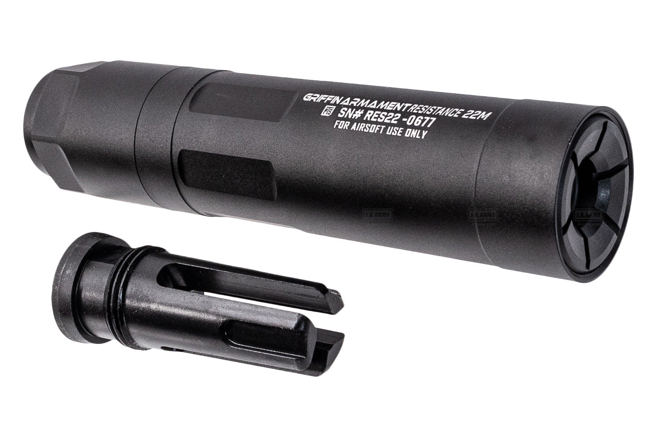PTS Griffin Armament Resistance 22 ( R22 ) Taper Mount Modular Barrel Extension / Dummy Suppressor ( Dummy / Tracer Version ) -Tracer Ver.