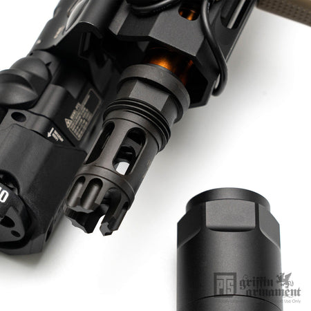 PTS Griffin Armament 14mm CCW Taper Mount FlashComp