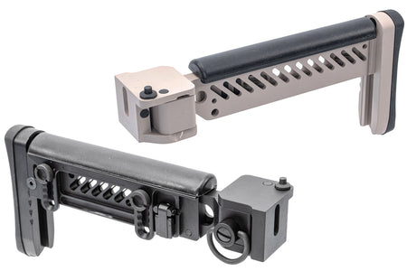 5KU PT-5 Style Side Folding Stock For Marui TM AKM GBB Series ( Tan )
