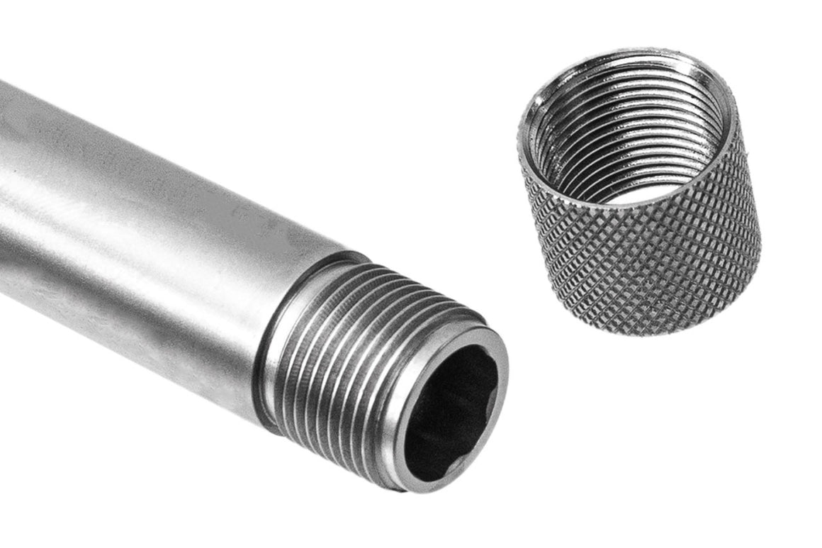 Guarder CNC Stainless Steel 14mm CCW Threaded Outer Barrel For FMG9 / Marui TM G18C GBB Series