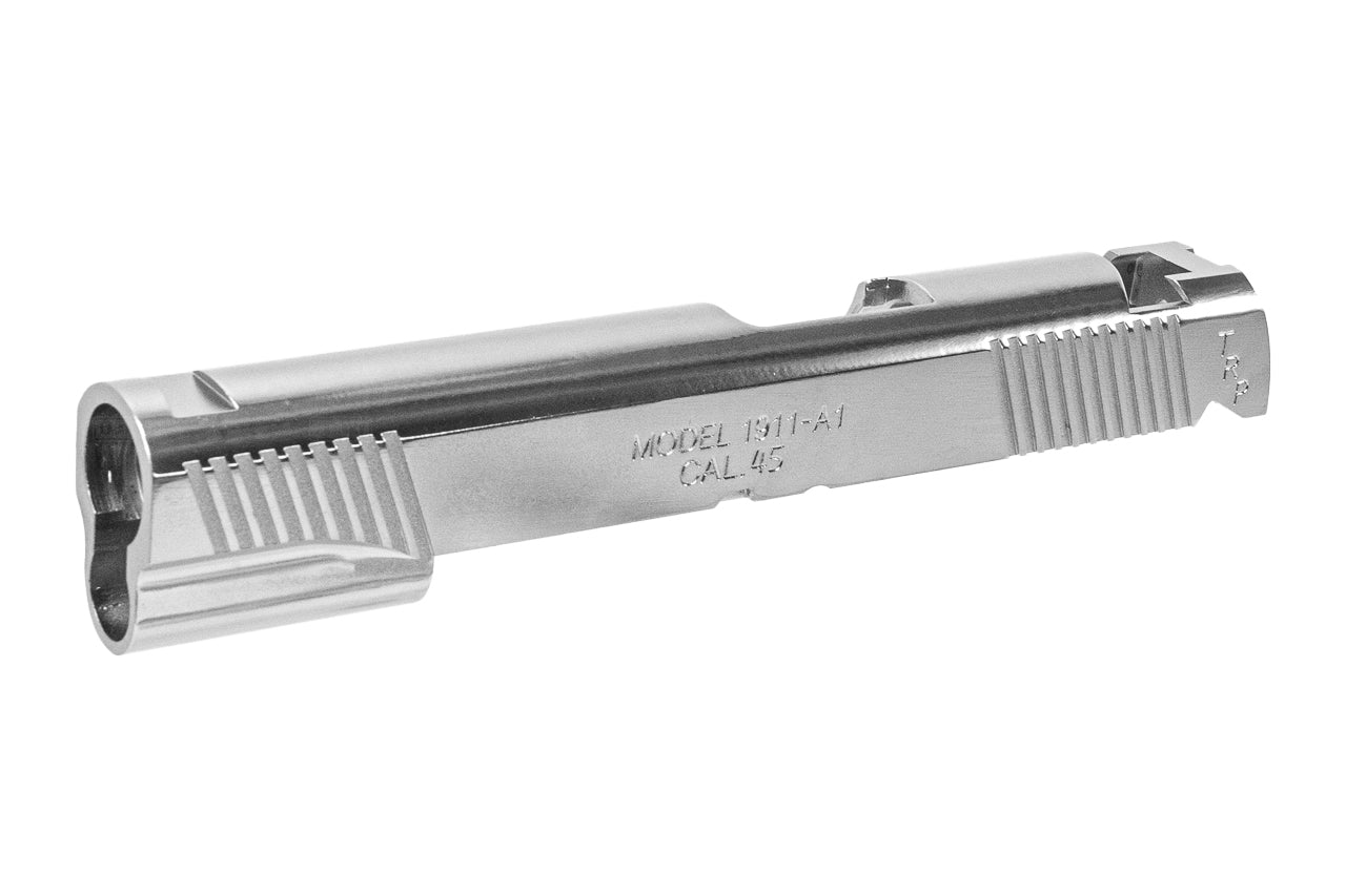 Guarder Aluminum Chrome Slide & Frame Set For Marui TM MEU 1911 GBBP Series ( Electroplating Silver )
