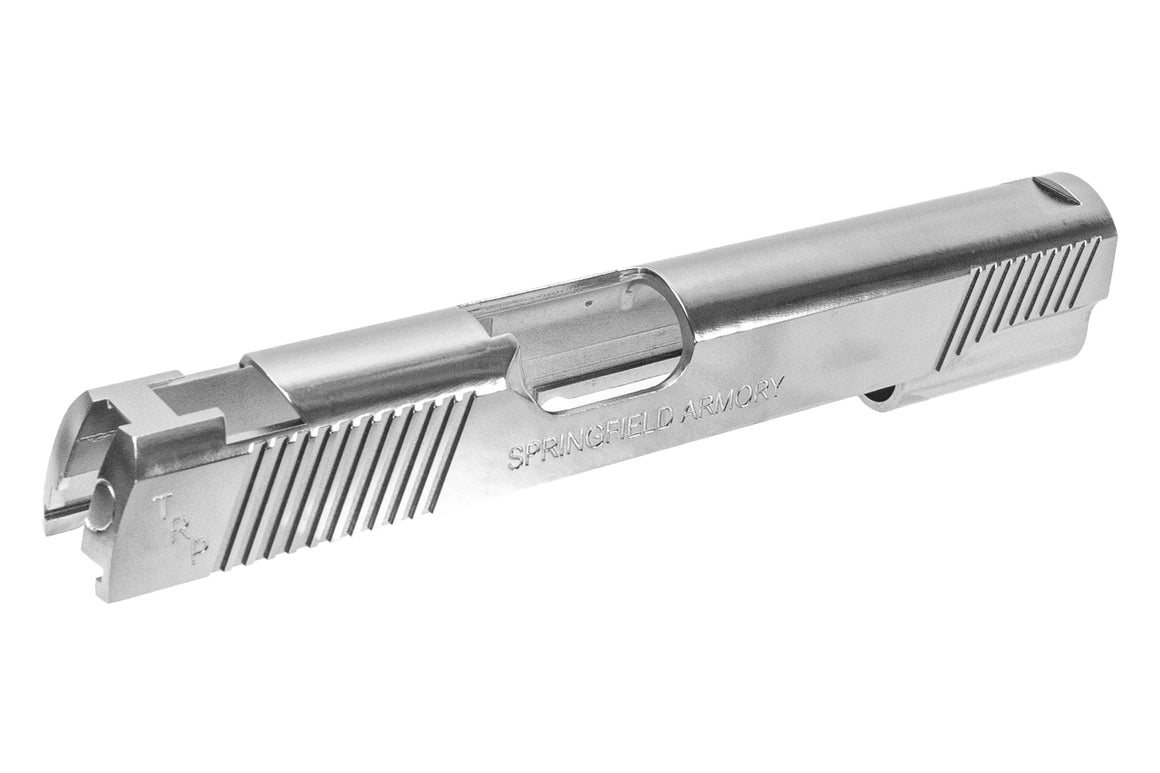 Guarder Aluminum Chrome Slide & Frame Set For Marui TM MEU 1911 GBBP Series ( Electroplating Silver )