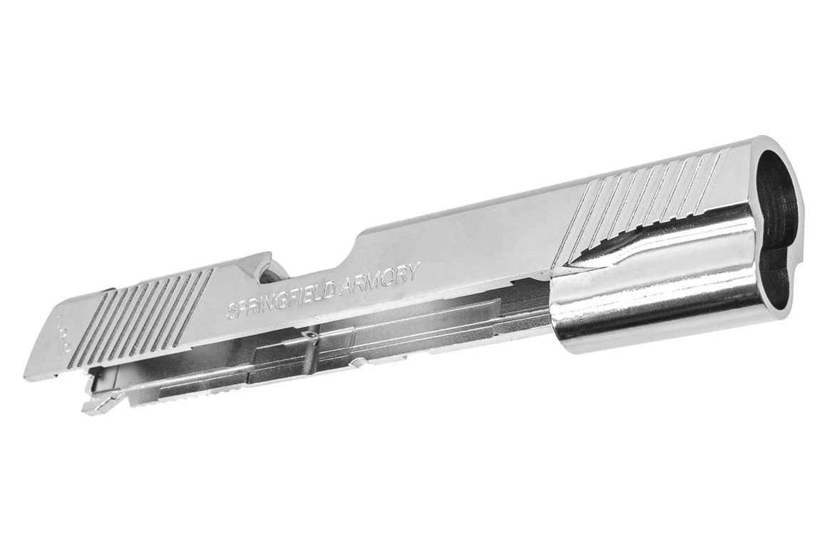 Guarder Aluminum Chrome Slide & Frame Set For Marui TM MEU 1911 GBBP Series ( Electroplating Silver )