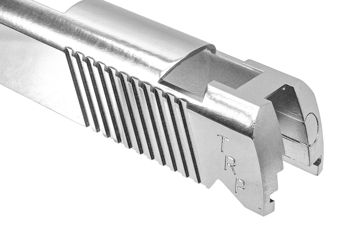 Guarder Aluminum Chrome Slide & Frame Set For Marui TM MEU 1911 GBBP Series ( Electroplating Silver )