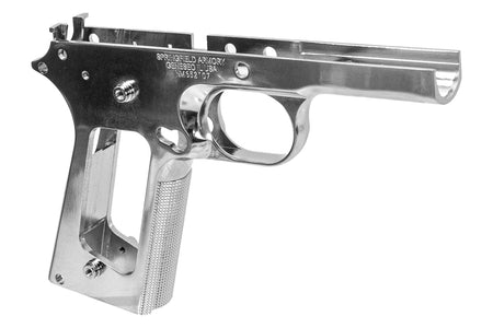 Guarder Aluminum Chrome Slide & Frame Set For Marui TM MEU 1911 GBBP Series ( Electroplating Silver )