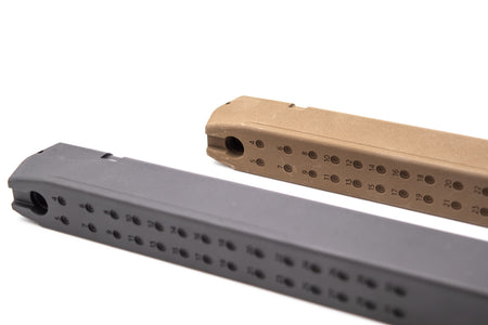 Guarder Aluminum Magazine Case for MARUI TM G17 / 18C / 22 / 34 G Model ( Extended , Black / FDE)-FDE