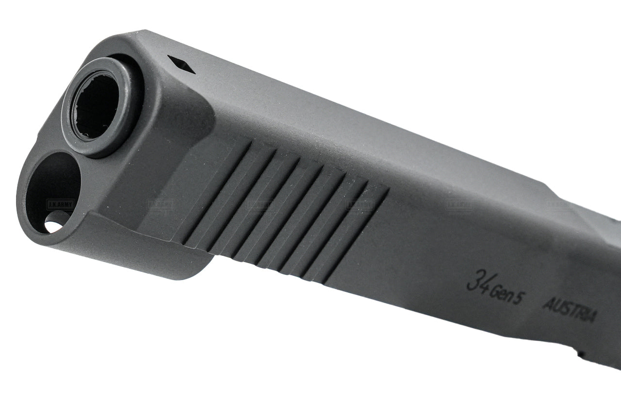 Guarder CNC Aluminum G34 Style Slide Set For Marui TM G Model 17 Gen5 GBBP Series