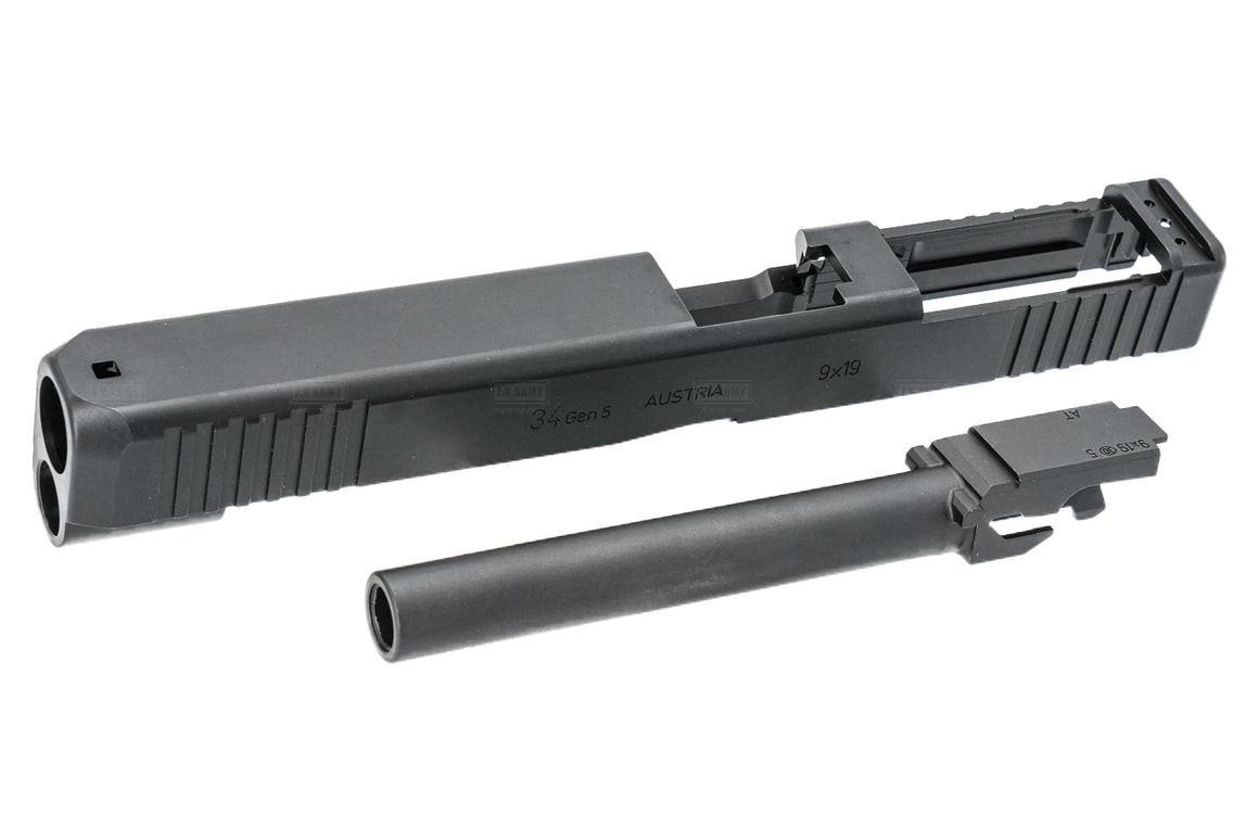 Guarder CNC Steel G34 Style Slide Set For Marui TM G Model 17 Gen5 GBBP Series