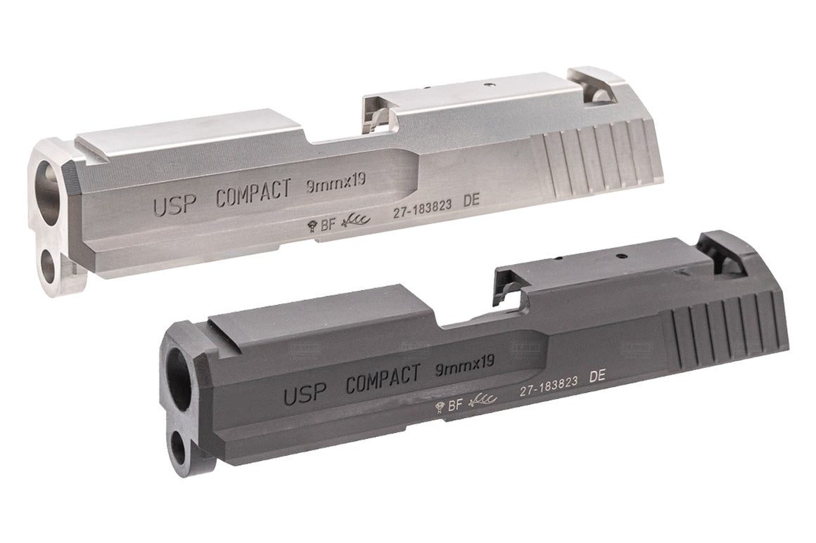 Guarder CNC Steel Slide Set For Marui TM USP Compact GBBP -Silver