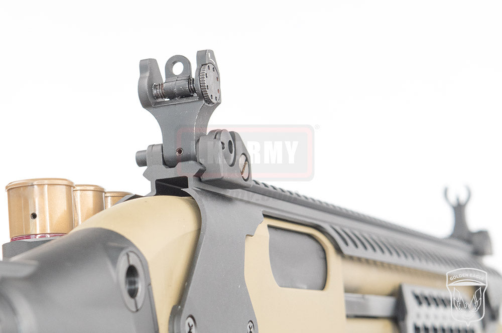 Golden Eagle M870 Tri-Shot Gas Pump Action Shotgun ( Tan )