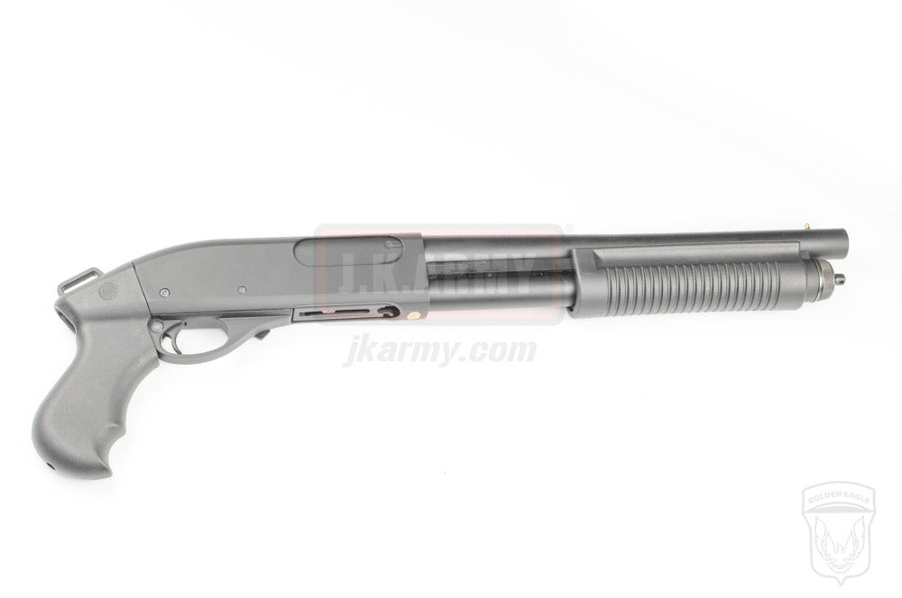 Golden Eagle M870 Medium Gas Pump Action Shotgun ( Black )