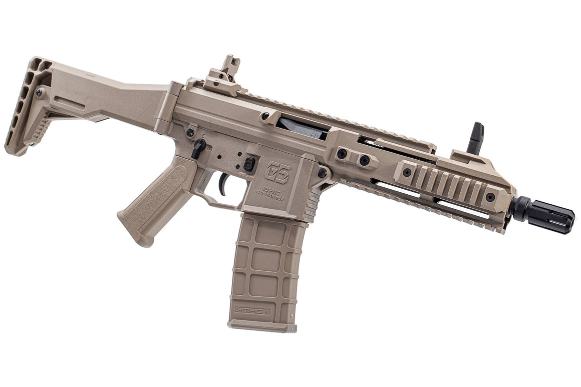 GHK G5 Gas Blow Back Rifle GBBR ( Black / Tan )-Tan