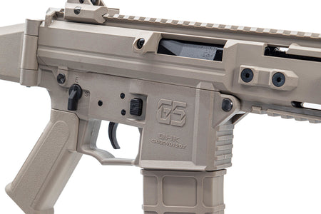 GHK G5 Gas Blow Back Rifle GBBR ( Black / Tan )-Tan