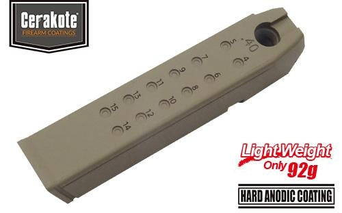 Guarder Aluminum Magazine Case for MARUI Model 17/18C/22/34 (.40 /Cerakote FDE)