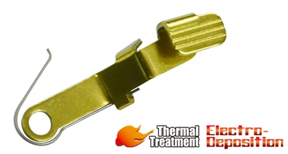 Guarder Standard Slide Stop for Marui G Model 19 ( SV / Red / Gold )-Red