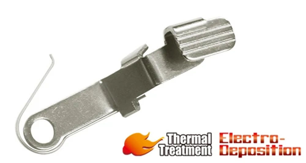 Guarder Standard Slide Stop for Marui G Model 19 ( SV / Red / Gold )-Red