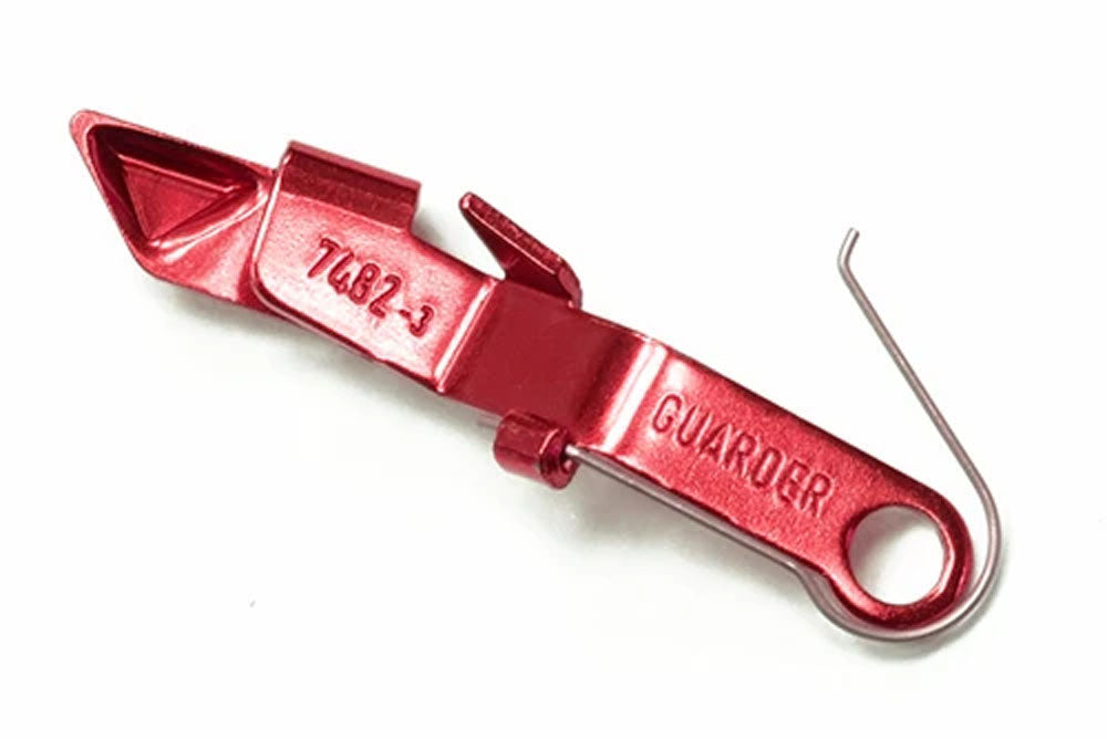 Guarder Extended Slide Stop for Marui G Model 19 ( BK / SV / Red / Gold )-Red