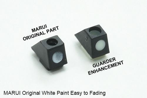 Guarder Standard Night Sight Set for MARUI TM G-Series G Model ( Original Rear Sight )