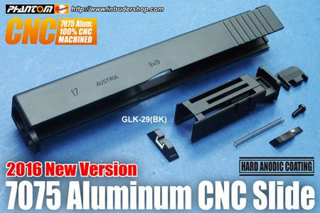 Guarder 7075 Aluminum CNC Slide for Marui Model 17 2016 Ver.(Black)
