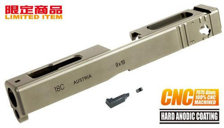Guarder 7075 Aluminum CNC Slide for Marui Model G18C ( Tan )