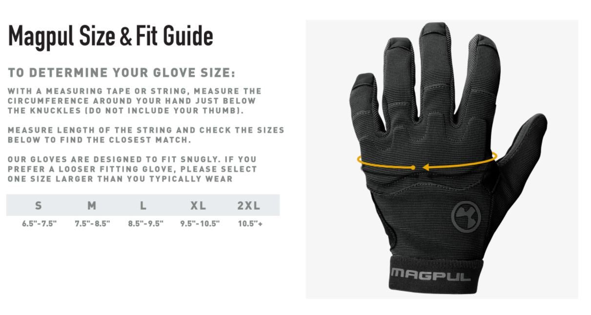 Magpul Patrol Glove 2.0-Black-XL