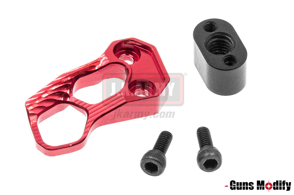 Guns Modify Aluminum CNC Magazine Release Extension ACXMR Style ( MWS / WA )-Red-WA