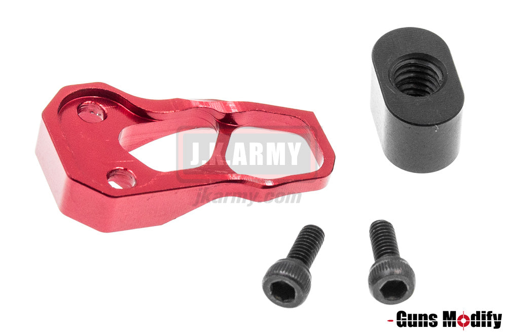 Guns Modify Aluminum CNC Magazine Release Extension ACXMR Style ( MWS / WA )-Red-WA
