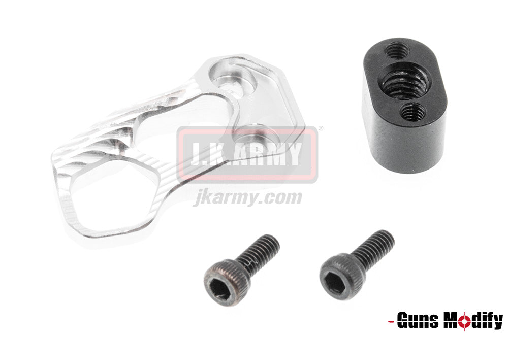 Guns Modify Aluminum CNC Magazine Release Extension ACXMR Style ( MWS / WA )-Red-WA