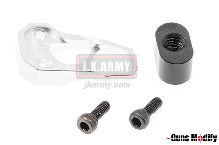 Guns Modify Aluminum CNC Magazine Release Extension ACXMR Style ( MWS / WA )-Red-WA