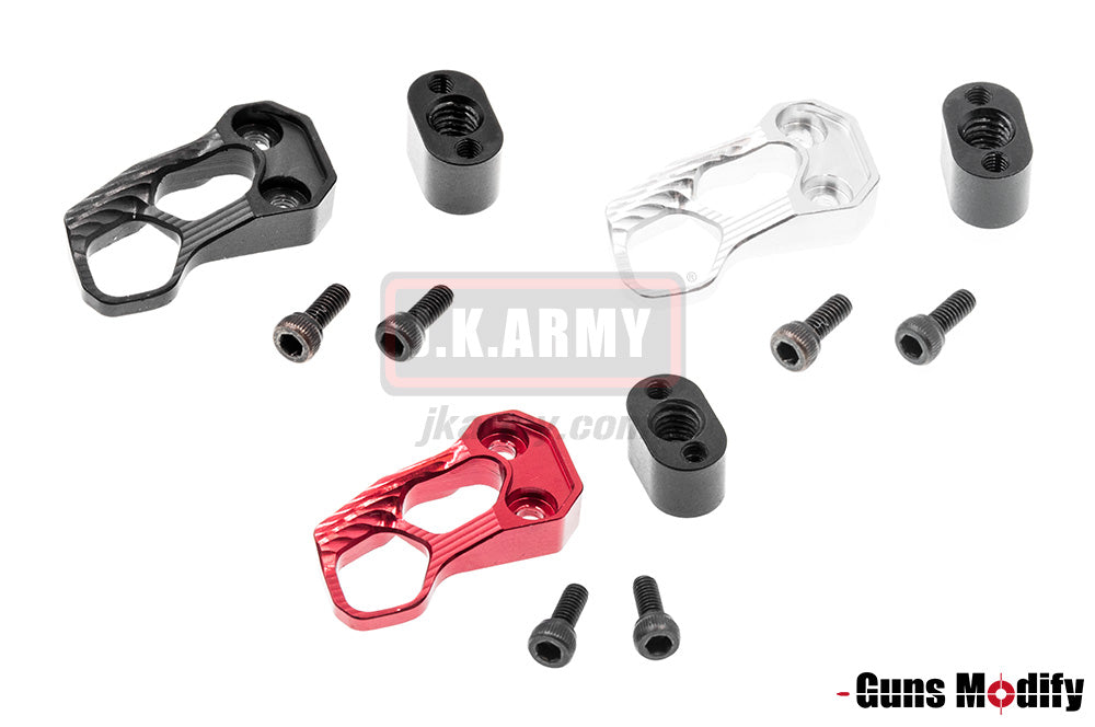 Guns Modify Aluminum CNC Magazine Release Extension ACXMR Style ( MWS / WA )-Red-WA