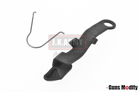 Guns Modify Extended Slide Stop For TM Model 17/18C/26 ,Steel , Lonewolf Style with spring ( Black )