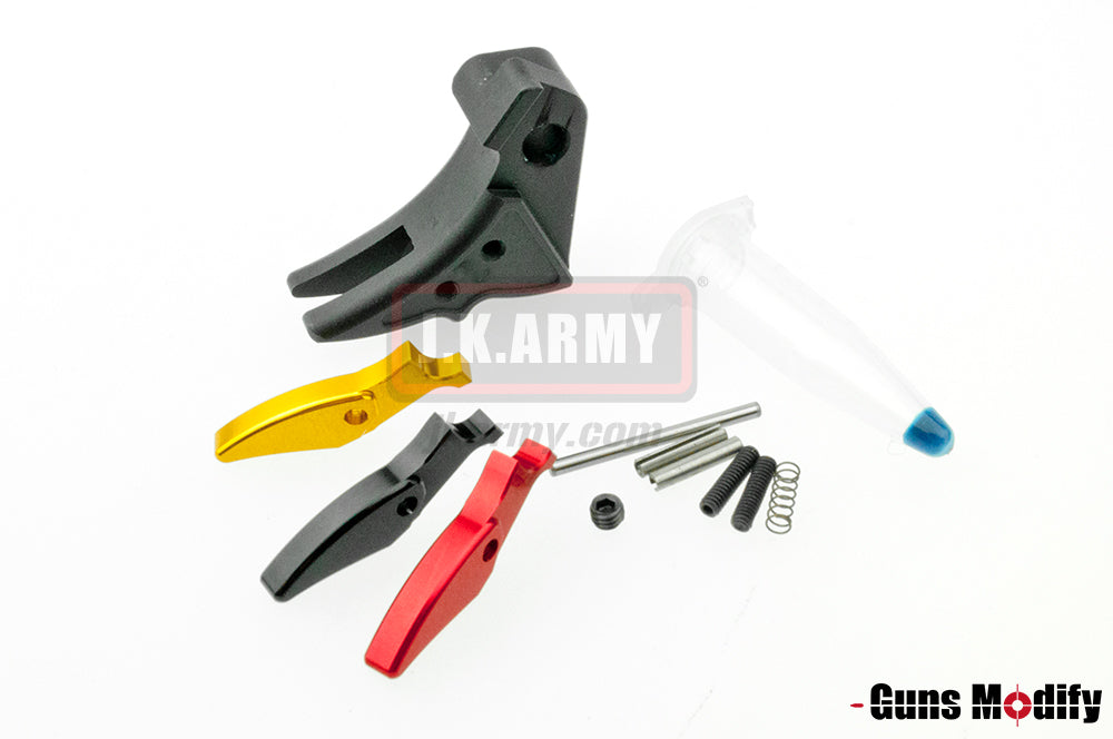 Guns Modify S Style 6061Aluminum Adjustable Trigger ( Black )