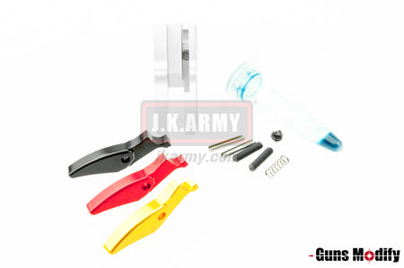 Guns Modify S Style 6061Aluminum Adjustable Trigger ( Silver )