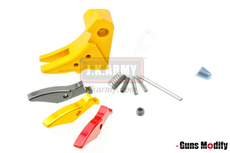 Guns Modify S Style 6061Aluminum Adjustable Trigger ( Gold )