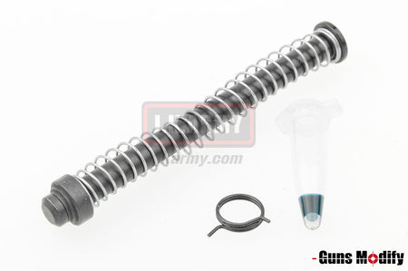 Guns Modify 125% Steel Recoil Guide Rod Set For TM G17/18/34 - QPQ Process Black