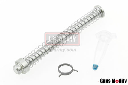 Guns Modify 125% Stainless Steel Recoil Guide Rod Set For TM G17/18/34 ( Silver )