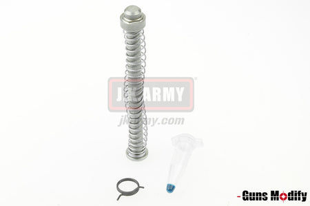 Guns Modify 125% Stainless Steel Recoil Guide Rod Set For TM G17/18/34 ( Silver )