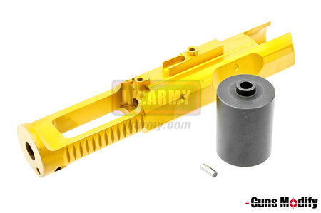 Guns Modify Stainless CNC Light Weight Zero Bolt Carrier For Marui TM MWS M4 GBB ( Nitride Gold )