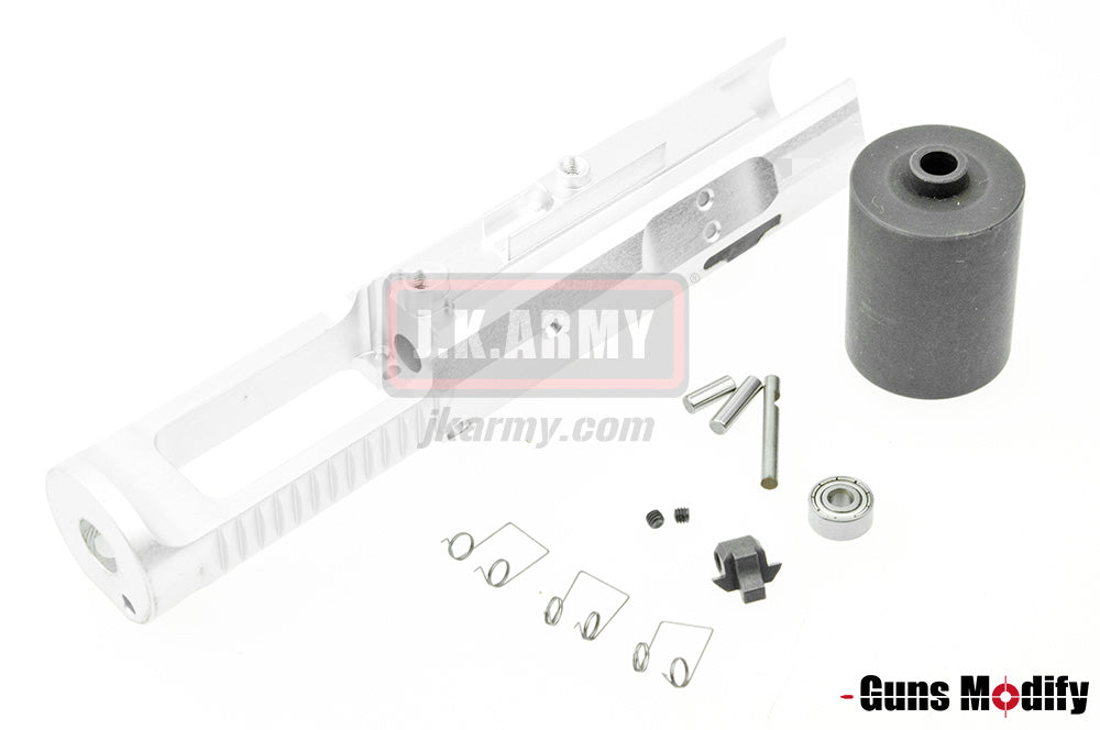 Guns Modify 7003T6 Aluminum CNC Speed Zero Bolt Carrier For TM MWS M4 ( Silver )