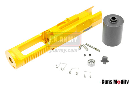 Guns Modify 7003T6 Aluminum CNC Speed Zero Bolt Carrier For TM MWS M4 ( Gold )