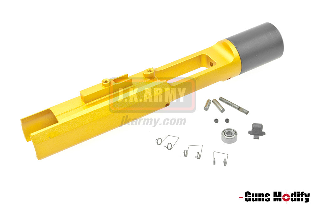 Guns Modify 7003T6 Aluminum CNC Speed Zero Bolt Carrier For TM MWS M4 ( Gold )