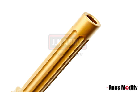 Guns Modify DEN Style Stainless Steel Fluted Barrel For TM Model 17 ( Gold Nitride )