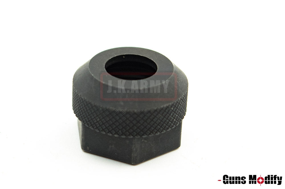 Guns Modify S Style Steel CNC Thread Protector 14mm CW ( BK )
