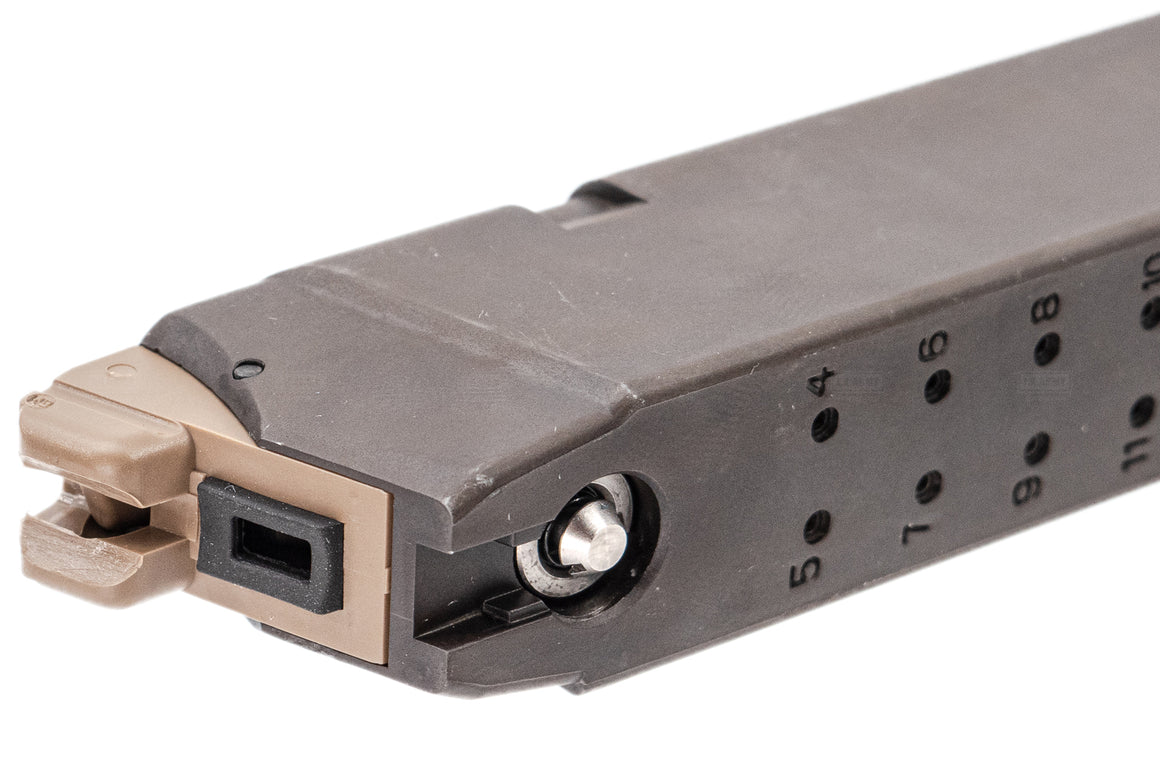 Guns Modify Full Upgraded 25 Rounds Gas Magazine For TM / GM G17 G Model GBBP Series Gen3 / 4 Compatible ( DE )