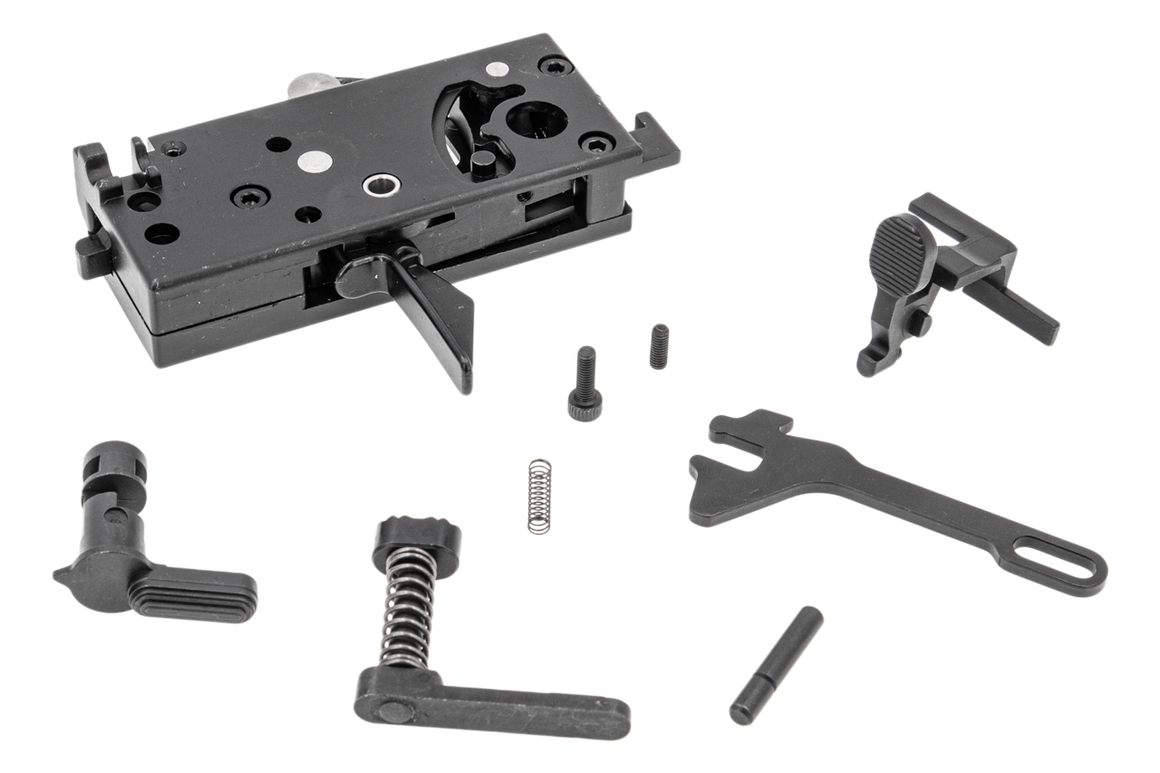 Guns Modify EVO Drop in Lower Full Steel Parts Set GEI Style Trigger For Tokyo Marui / GM M4 MWS ( TM MWS GBB ) ( Zinc Box V2 )
