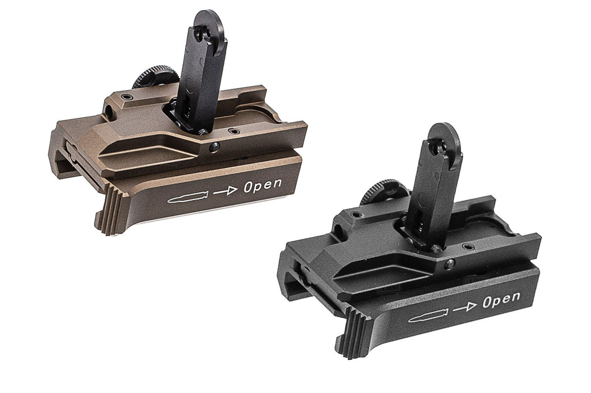 Guns Modify A5 Style CNC Aluminum Rear Sight ( FDE )