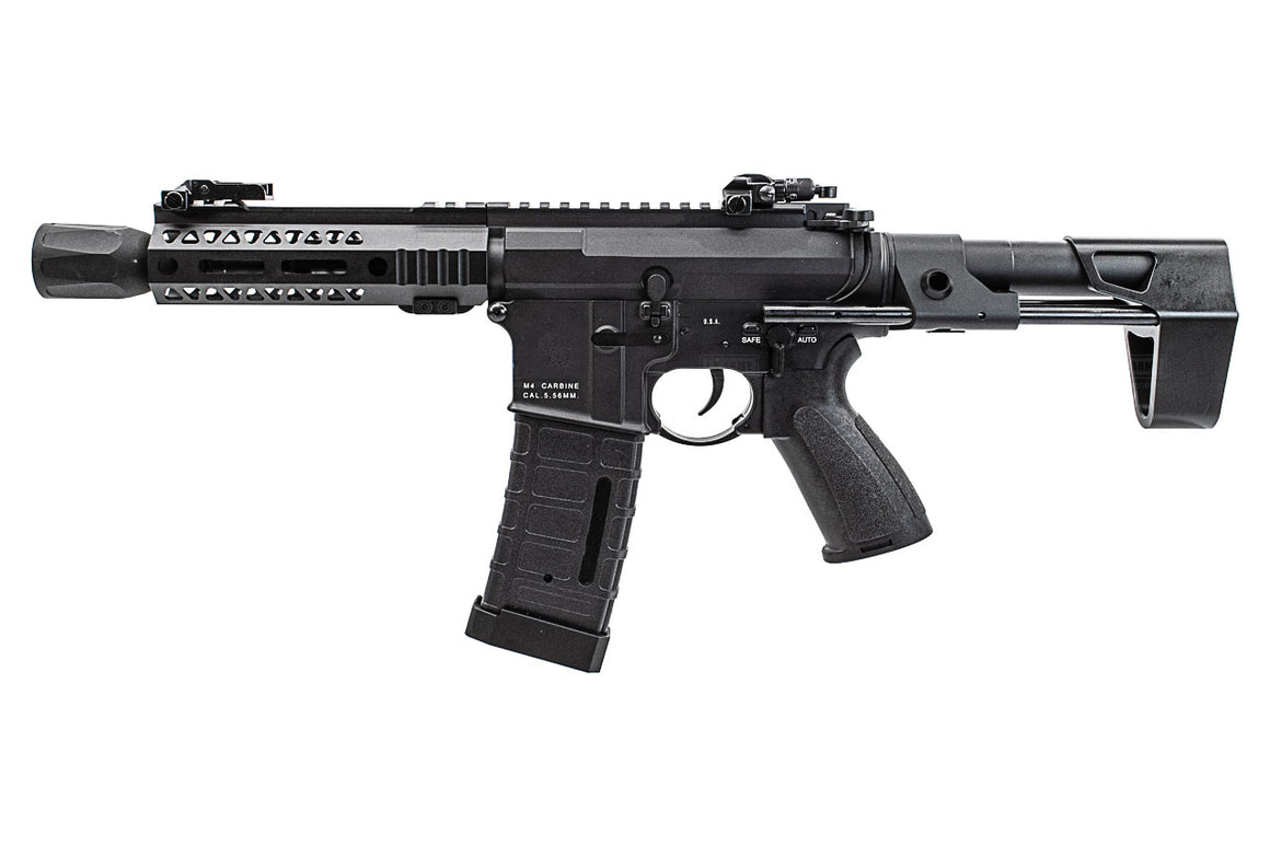 Double Bell M4 SBR Airsoft AEG Rifle ( With 3 Magazines Set )