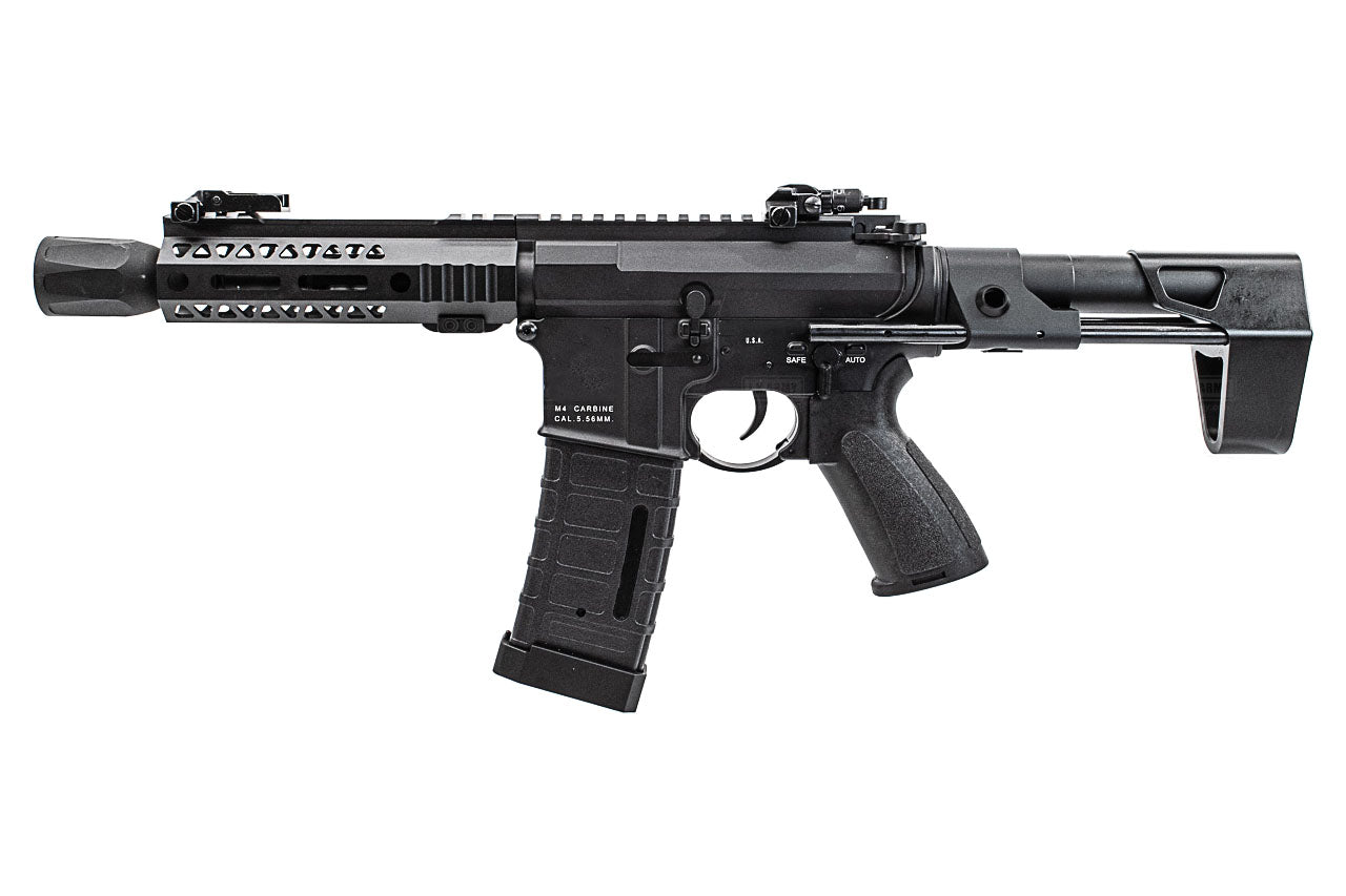 Double Bell M4 SBR Airsoft AEG Rifle ( With 3 Magazines Set )